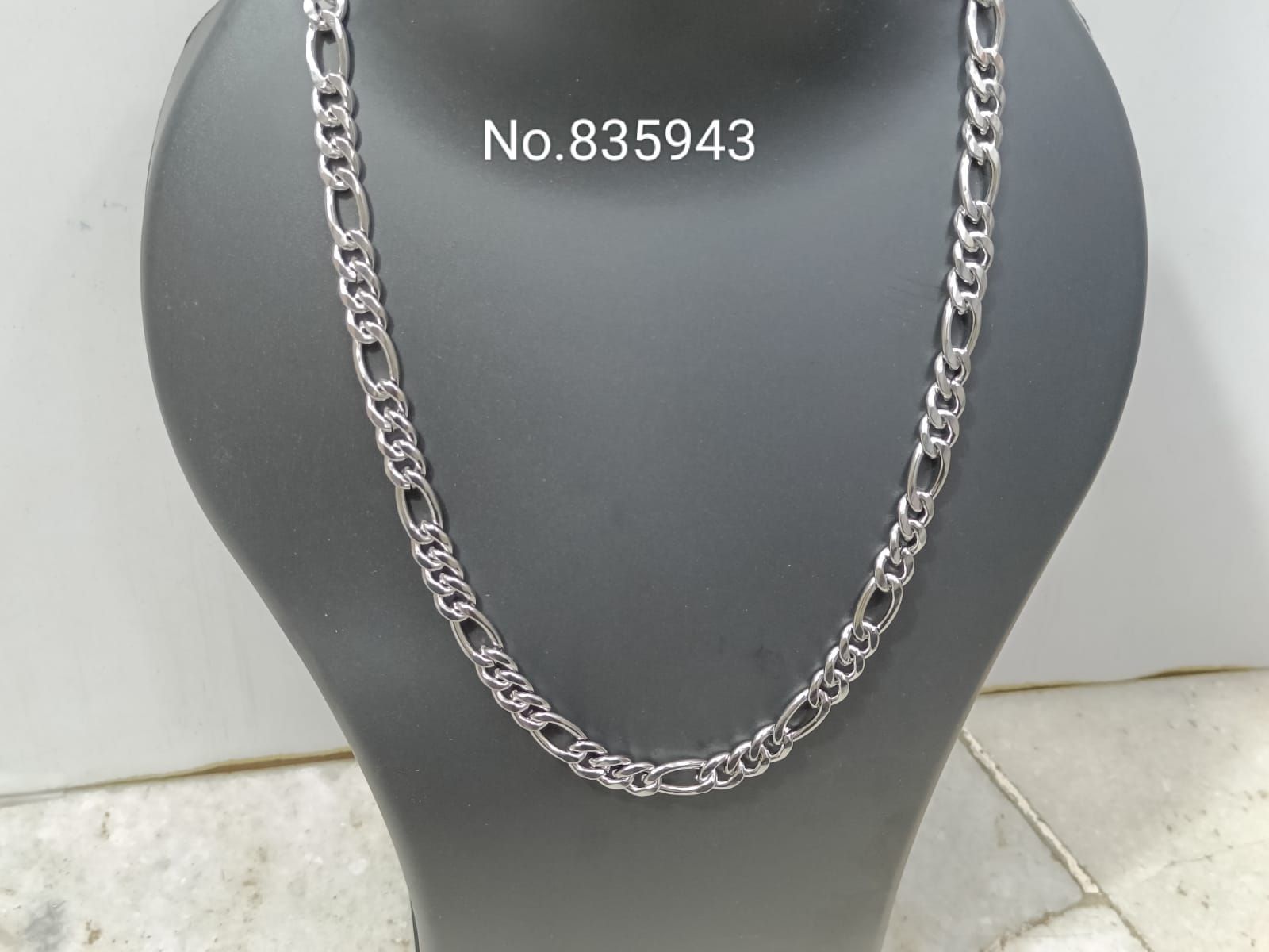 Fashion Frill Men's Double Coated Popular Stainless Steel Silver Chain For  Men Boys Stylish Chains Necklaces